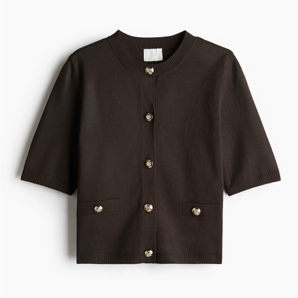 H&M Brown Cardigan Sweater